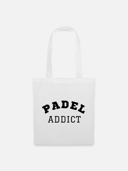 Padel-Süchtiger - Stoffbeutel - Weiß