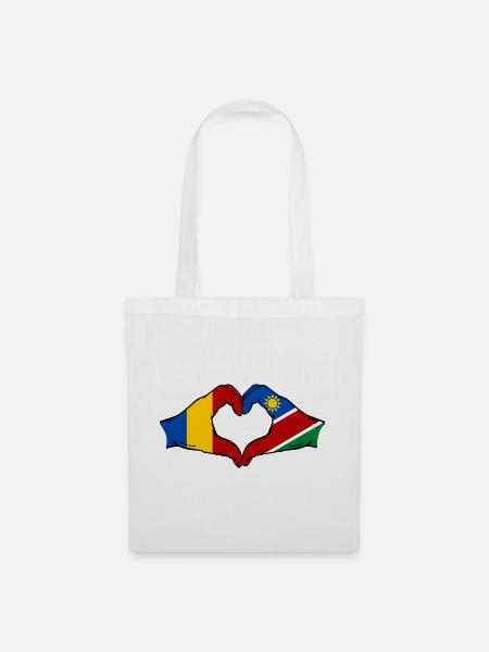 Tschad_Nairobi_Flagge_Afrika - Stoffbeutel - Weiß