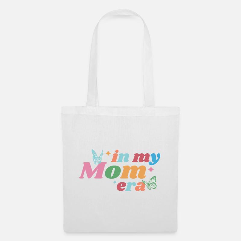 In My Mom Era – Bunt & Verspielt - Stoffbeutel - Weiß