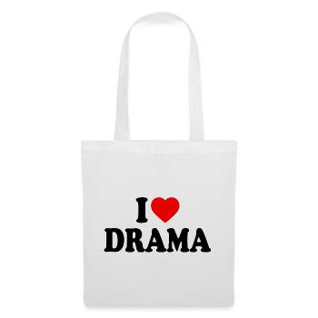 I Love Drama - Tote Bag - white - Front