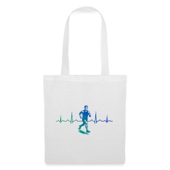 Design vintage de course pour la course - Sac en tissu - blanc - Devant