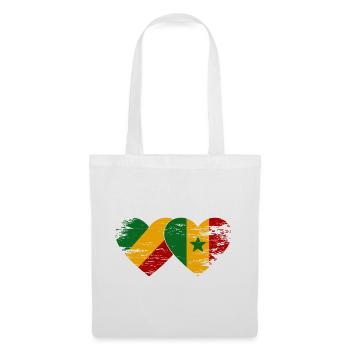 Congo Senegal flag used - Tote Bag - white - Front