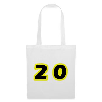 20 Number Symbol - Tote Bag - white - Front