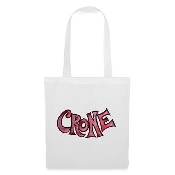 Crone Red Grotesque Text - Stoffbeutel - Weiß - Vorne