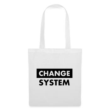 Change system - Stoffbeutel - Weiß - Vorne