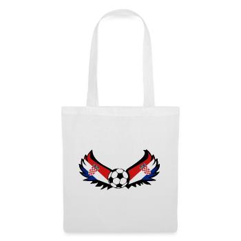 Football Croatie - Sac en tissu - blanc - Devant