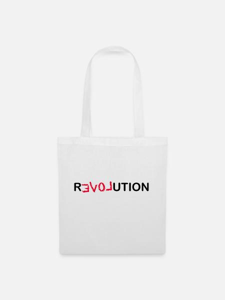 REVOLUTION - Stoffbeutel - Weiß