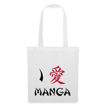 I love manga - Tote Bag - white - Front