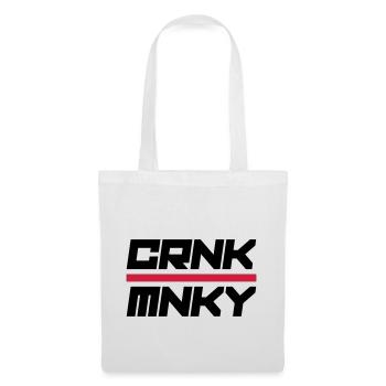 CRNK MNKY - Stoffbeutel - Weiß - Vorne