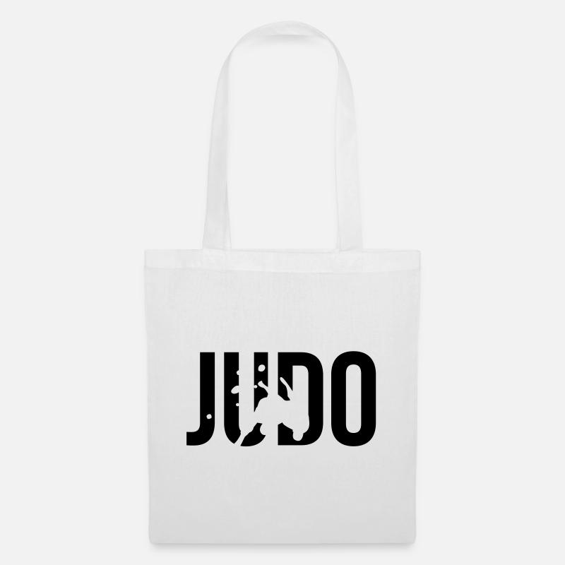 judo Judoka - Stoffbeutel - Weiß