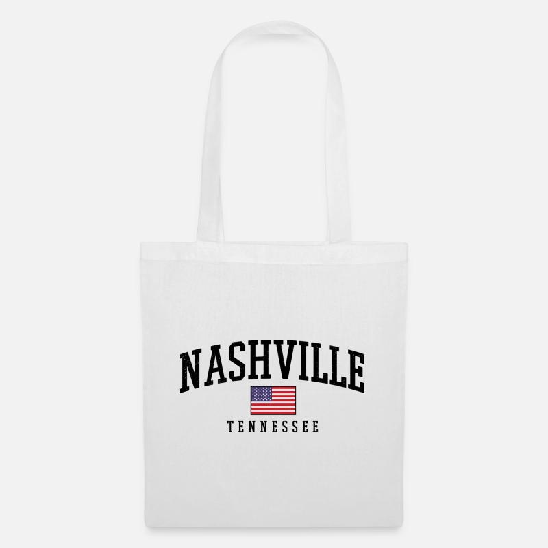 Nashville Tennesee - Stoffbeutel - Weiß