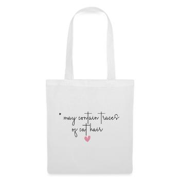 Cat Pet Cat Hair Cats Funny Gift - Tote Bag - white - Front
