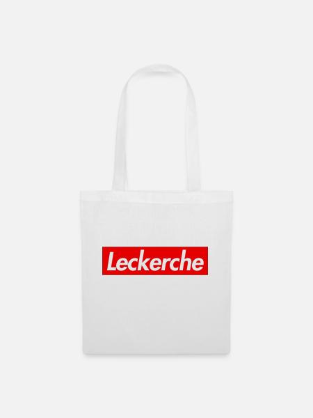 LECKERCHE - Stoffbeutel - Weiß