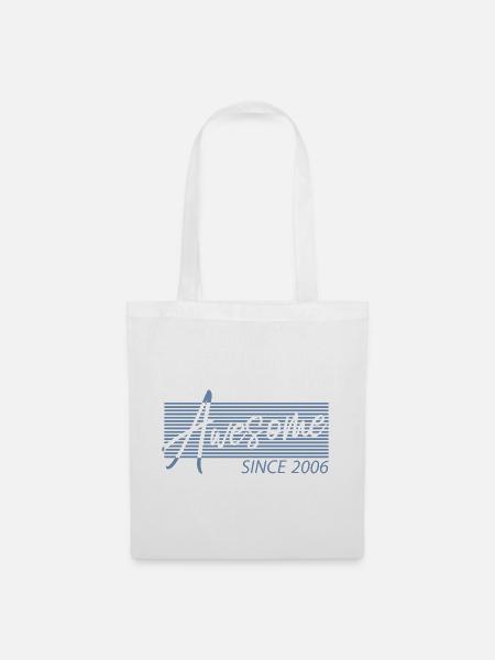 Awesome Since 2006 - Stoffbeutel - Weiß