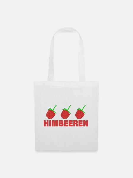 HIMBEERREN - Stoffbeutel - Weiß