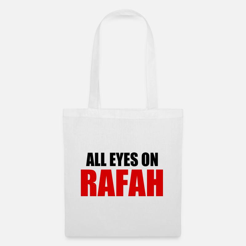 all eyes on rafah - Stoffbeutel - Weiß