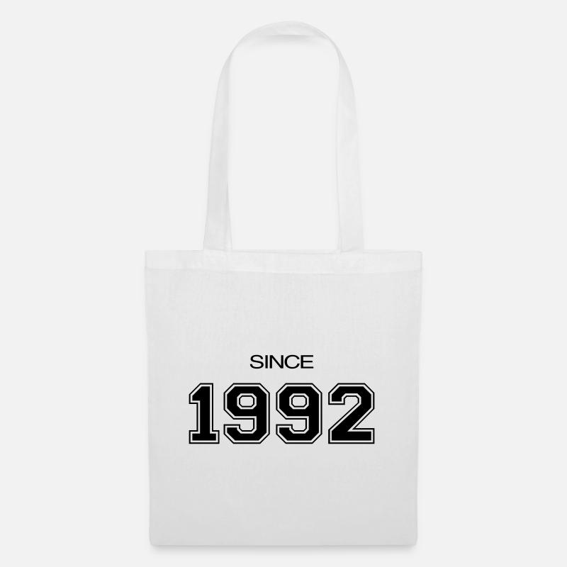 Geburtstagsgeschenk 1992 - Stoffbeutel - Weiß