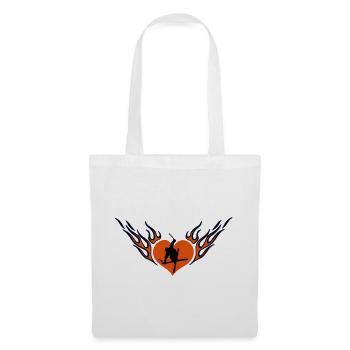 Ski freestyle love - Tote Bag - white - Front