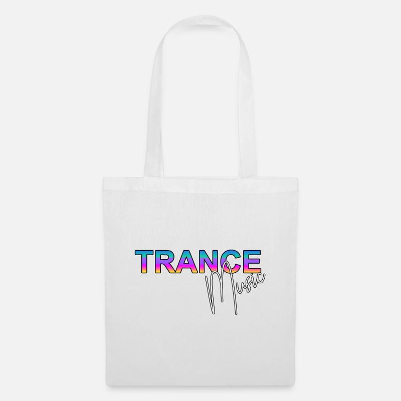 Trance Music - Stoffbeutel - Weiß