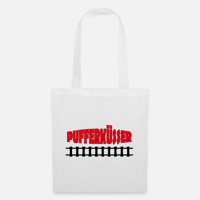 PUFFERKÜSSER - Stoffbeutel - Weiß
