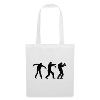 des morts-vivants - Sac en tissu - blanc - Devant