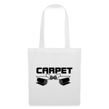 Carpet rolls logo - Tote Bag - white - Front