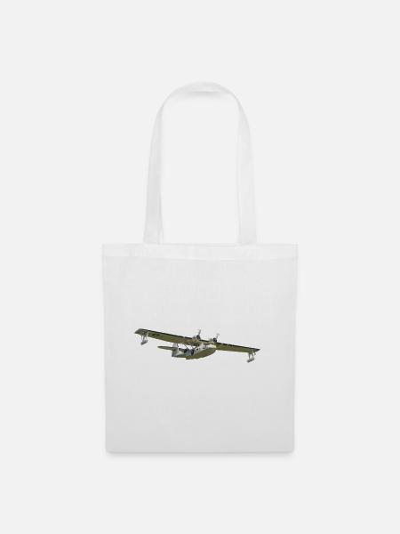 PBY Catalina - Stoffbeutel - Weiß