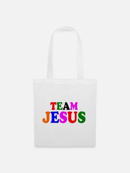 Team jesus - Stoffbeutel - Weiß