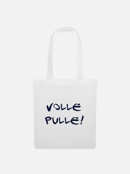 Volle Pulle - Stoffbeutel - Weiß
