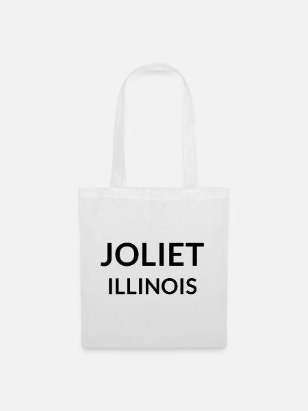Joliet Illinois USA - Stoffbeutel - Weiß