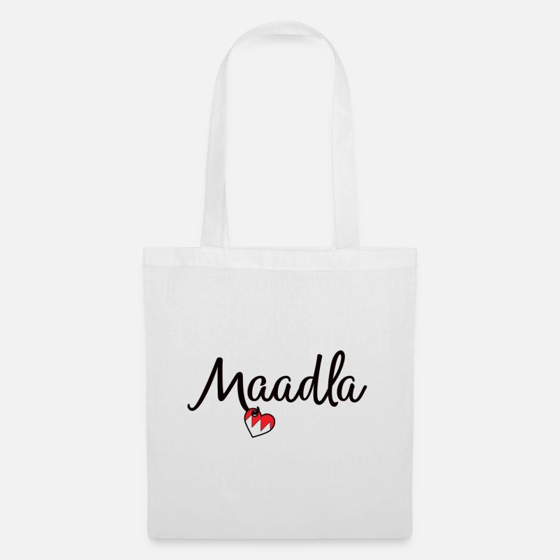Maadla - Stoffbeutel - Weiß
