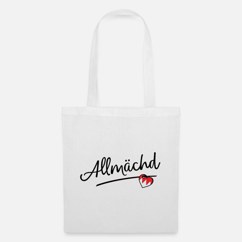 Allmächd - Sac en tissu - blanc