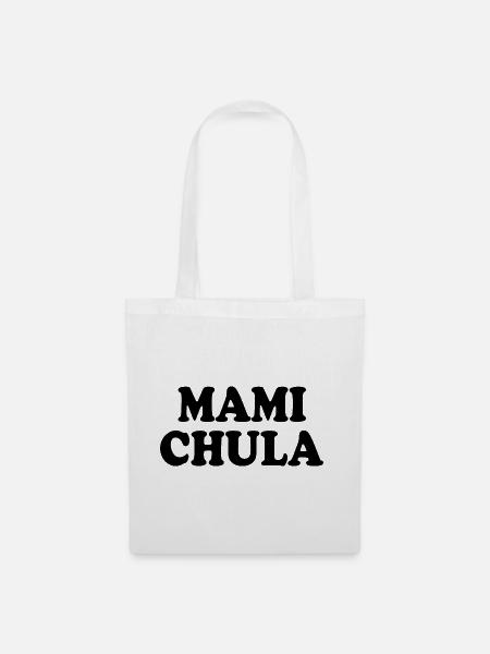 Mami chula - Stoffbeutel - Weiß