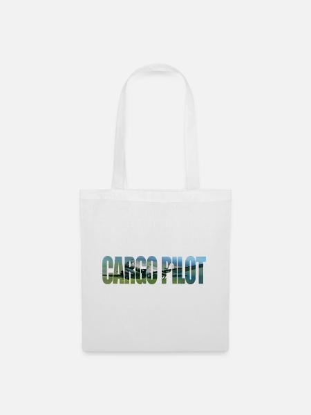 Cargo pilot DC-3 - Stoffbeutel - Weiß
