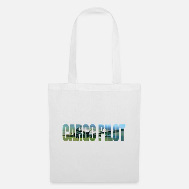 Cargo pilot DC-3 - Stoffbeutel - Weiß