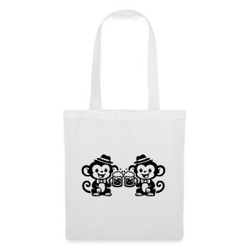 Monkey Beer Team - Tote Bag - white - Front