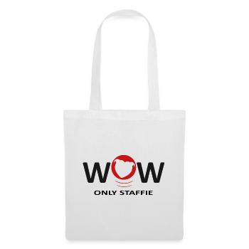 Staffies wow - 040 - Tote Bag - white - Front