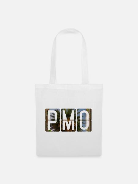 Palermo Flughafen PMO - Stoffbeutel - Weiß