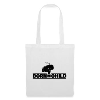 Born 2B Child - Bobbycar - Stoffbeutel - Weiß - Vorne