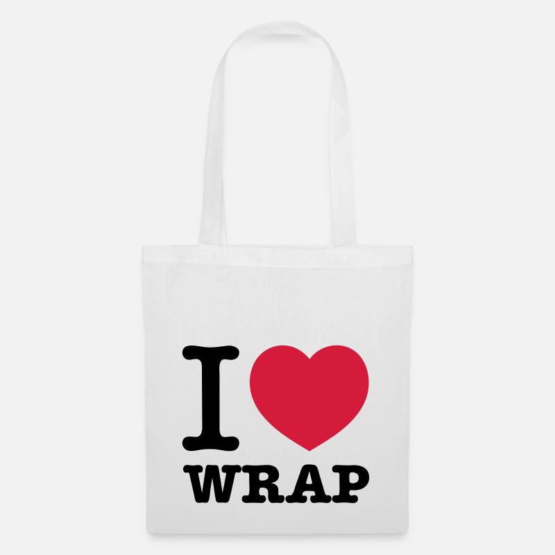 J'adore Wrap - Sac en tissu - blanc