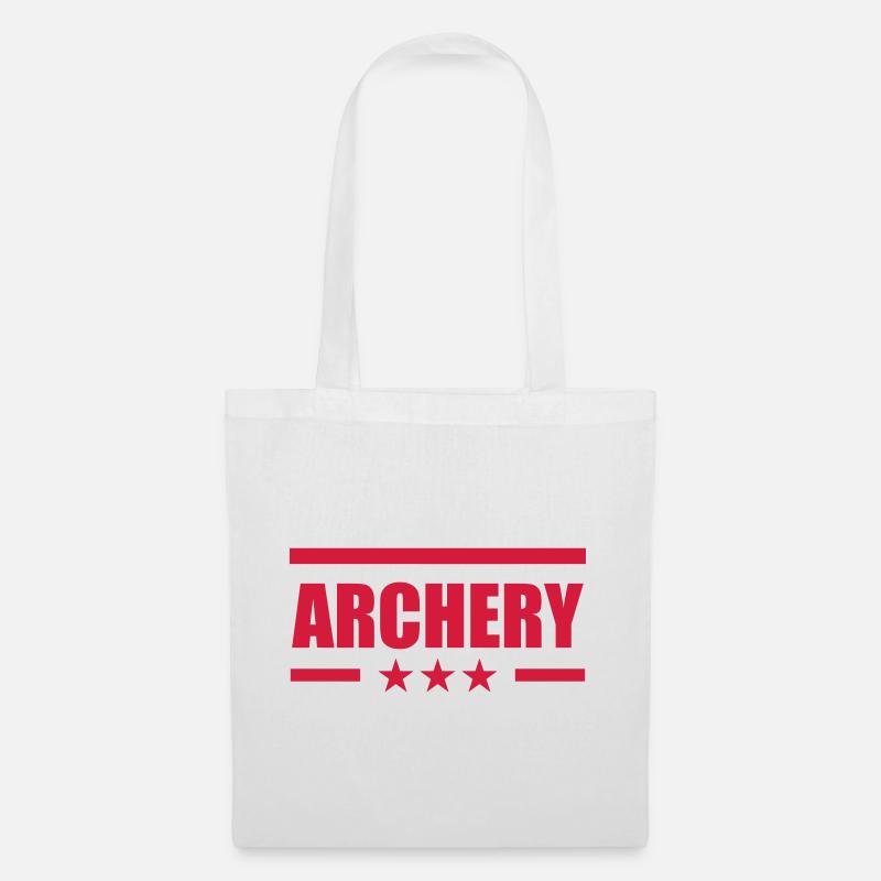 Archery / Bogenschießen / Tir à l'arc - Sac en tissu - blanc