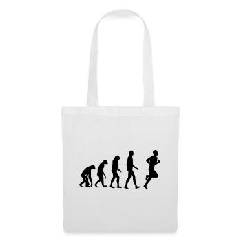 Course à Pied / Running / Jogging / Coureur - Sac en tissu - blanc - Devant