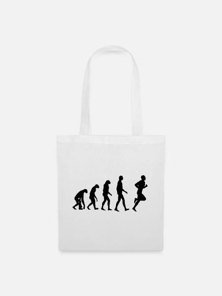 Course à Pied / Running / Jogging / Coureur - Sac en tissu - blanc