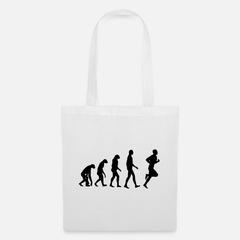 Course à Pied / Running / Jogging / Coureur - Sac en tissu - blanc