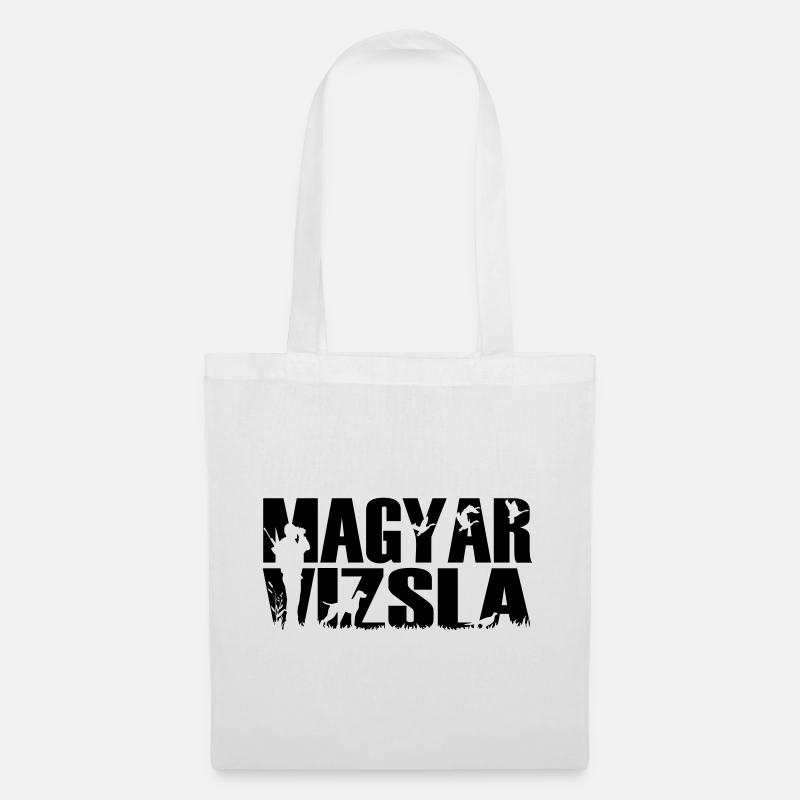 Jagdhund Magyar Viszla - Stoffbeutel - Weiß