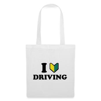 I Wakaba [Heart/Love] Driving - Tote Bag - white - Front