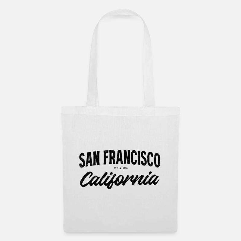 San Francisco - Stoffbeutel - Weiß
