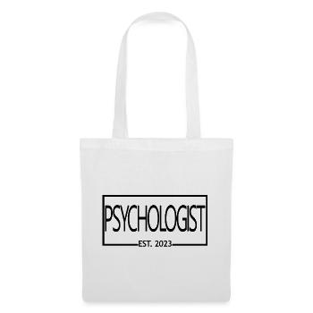 Psychologe Est. 2023 Abschluss Psychologie Geschenk - Stoffbeutel - Weiß - Vorne