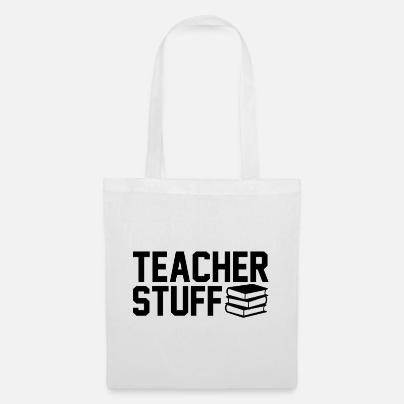 Teacher Stuff - Stoffbeutel - Weiß