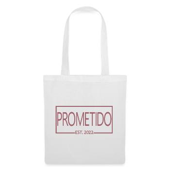 Prometido Est. 2022 Fiancé Engagement Groom To Be - Sac en tissu - blanc - Devant
